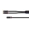 Monoprice Onix Series - 1-Male to 2-Female RCA Y-Adapter_ 12in_ Black 38080